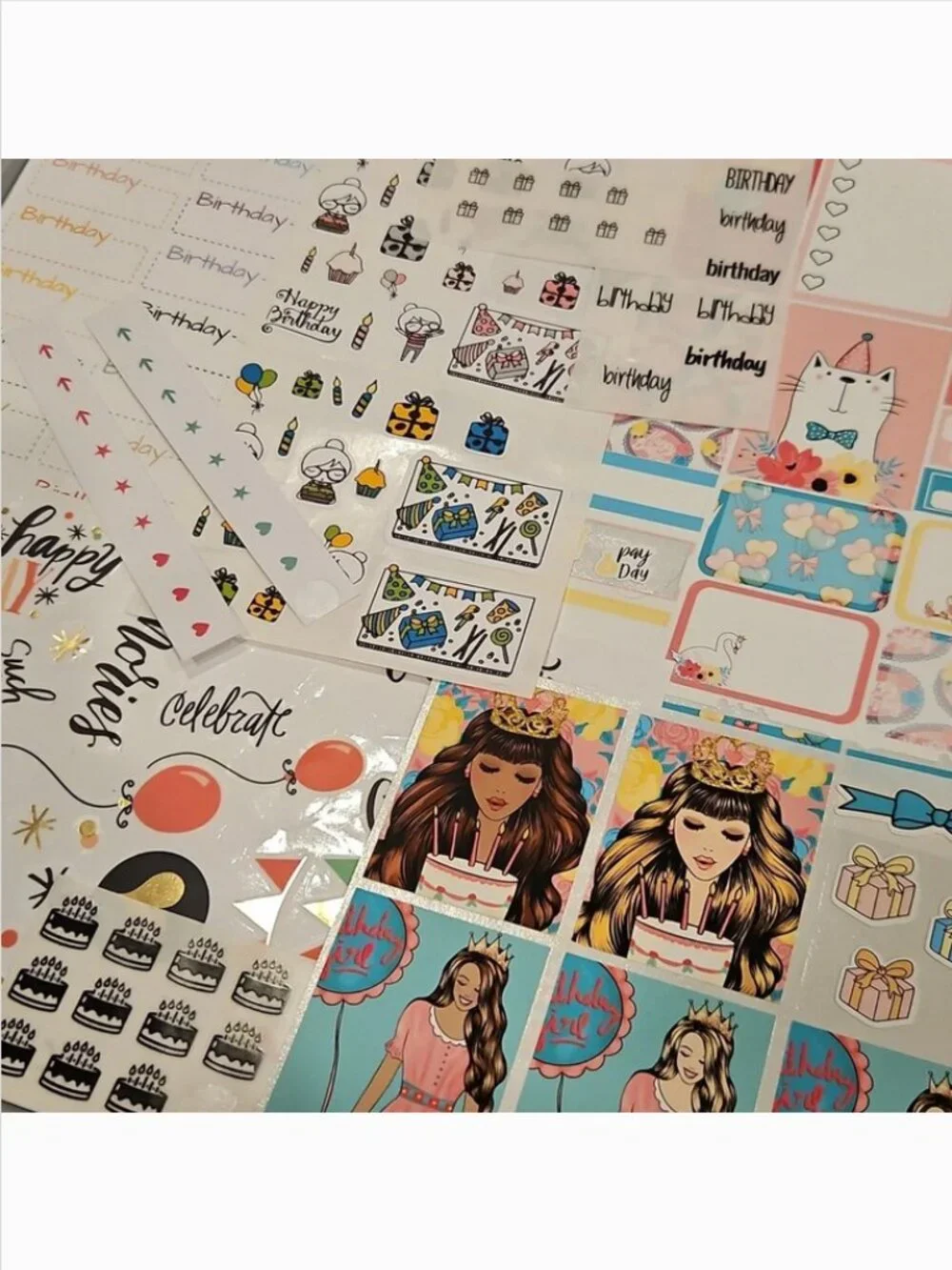 Massive Planner Sticker Lot Thousands of Stickers + Happy Planner Book
